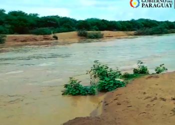 Río Pilcomayo redobló su caudal