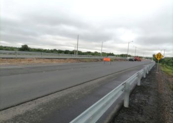 Inicia instalación de barandas de seguridad en ruta PY09